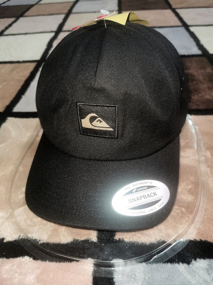 BLACK QUIKSILVER & Cap LOGO, on GOLD Watches Carousell YEARS KVJO Hats Fashion, Men\'s & Accessories, CAP 50