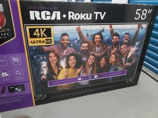 RCA 58"4K UHD HDR WED OS ROKU SMART TV WITH BUILT-IN SOUND BAR