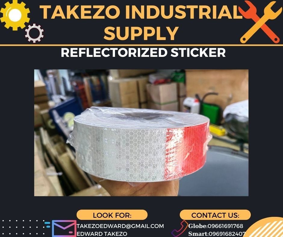 Reflectorized Sticker (Category: Industrial Equipment) located in Manila. Submitted by hayairandall (Listing ID 1203199693, Image 1). Description: 𝙏𝙖𝙠𝙚𝙯𝙤 𝙄𝙣𝙙𝙪𝙨𝙩𝙧𝙞𝙖𝙡 𝙎𝙪𝙥𝙥𝙡𝙮 𝐊𝐢𝐧𝐝𝐥𝐲 𝐂𝐚𝐥𝐥/𝐌𝐞𝐬𝐬𝐚𝐠𝐞 𝐮𝐬 𝐟𝐨𝐫 𝐲𝐨𝐮𝐫 𝐪𝐮𝐞𝐬𝐭𝐢𝐨𝐧𝐬 𝐚𝐧𝐝 𝐨𝐭𝐡𝐞𝐫 𝐢𝐧𝐪𝐮𝐢𝐫𝐢𝐞𝐬. Item: Reflectorized Sticker Specs: 2" honey Combi(Straight) 𝐌𝐚𝐧𝐢𝐥𝐚 𝐒𝐭𝐨𝐫𝐞: #1268 Narciza Street, Mayhaligue, Tondo Manila 𝐂𝐚𝐯𝐢�