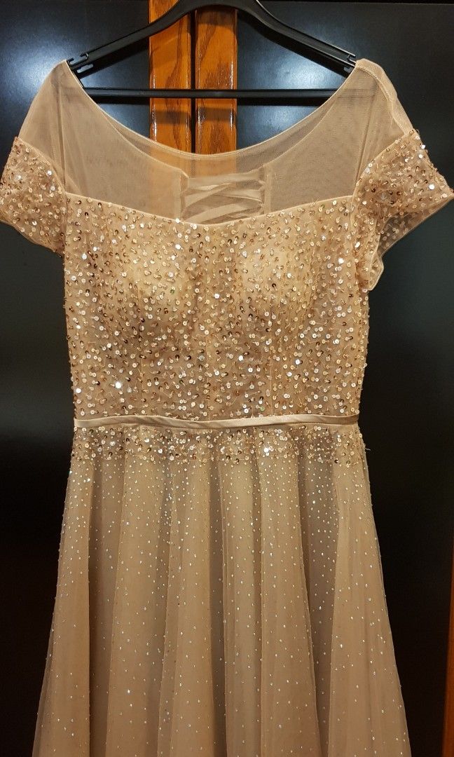 Gold cheap formal top