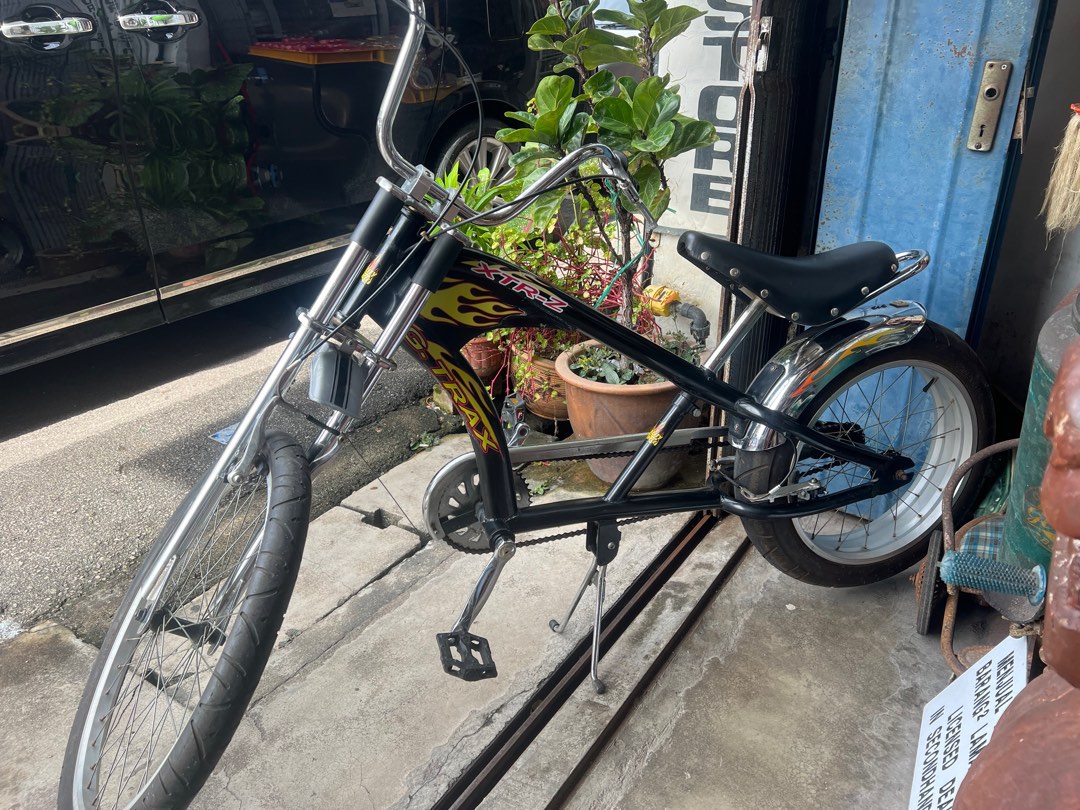 Rosetta Sport LA bicycle Lowrider BLACK MO chopper bike Harley cycle cruiser ahh Sports Equipment Bicycles Parts Bicycles on Carousell