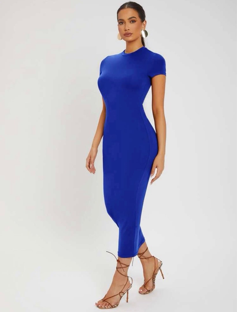 showpo blue dress Nia Sequin Scroll & Windsor A black and red TikTok Shops Color:Navy*