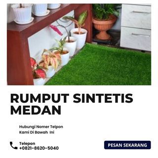 rumput sintetis medan