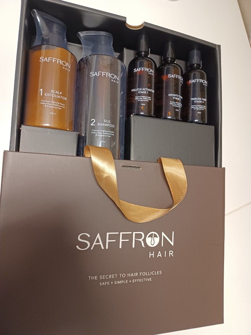 Saffron Hair PREMIUM SET, Beauty & Personal Care, Hair on Carousell