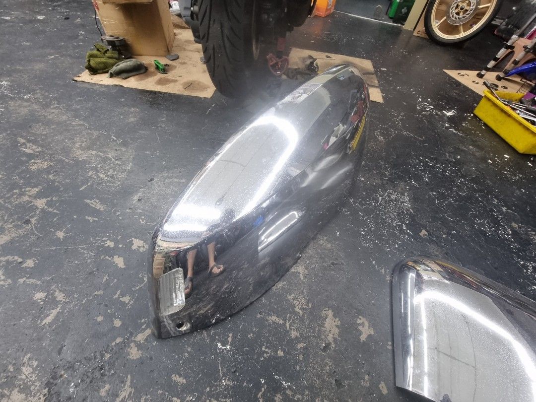 chrome side panel, Motorcycles, Motorcycle Accessories on Carousell