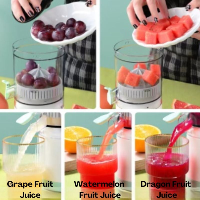 [SG Stock] Portable Fruit Juice BlenderResidue Juice SeparationWirelessUSB ChargingFresh