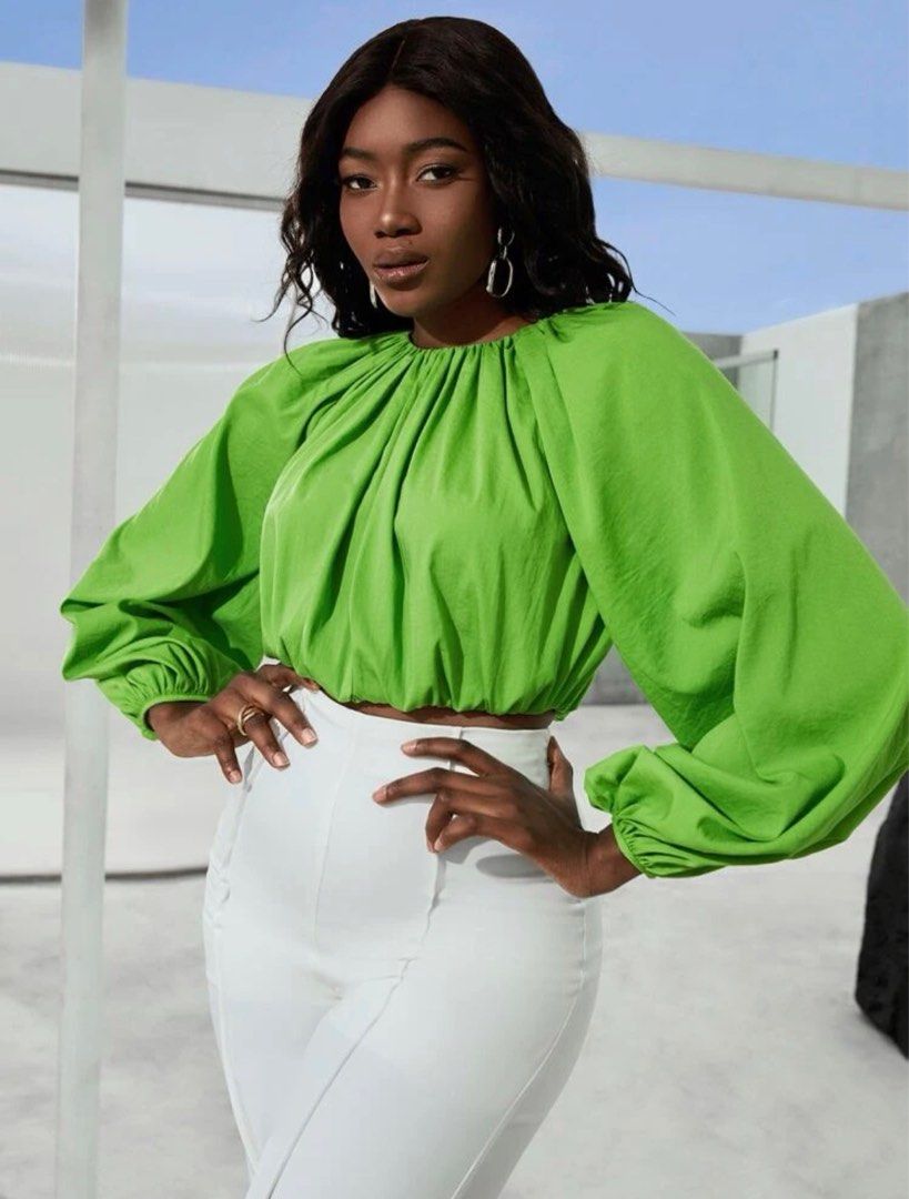 Shein lantern best sale sleeve