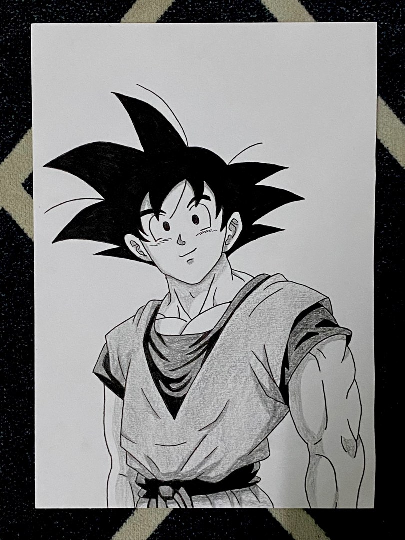 You Can Own This Original Dragon Ball Z Animation Drawing of Goku