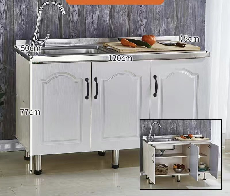 3pc Stainless steel kitchen Furniture & Home Living, Furniture