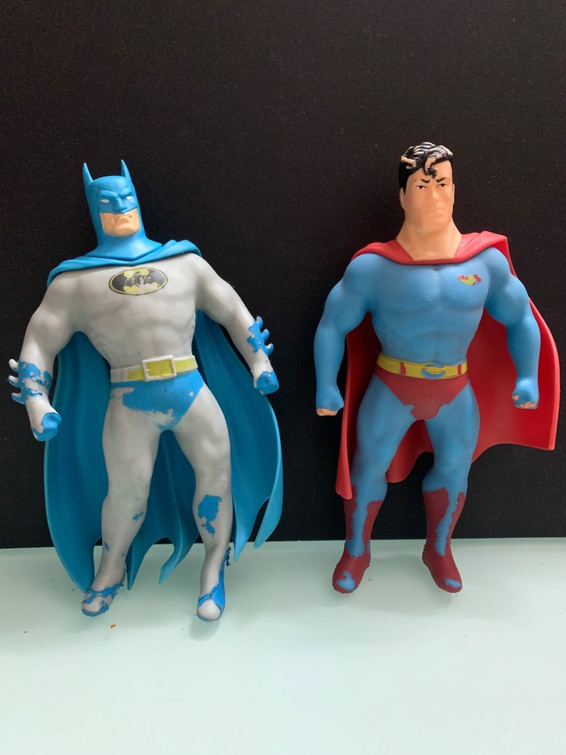 stretch armstrong batman and superman combo, Hobbies & Toys, Toys & Games  on Carousell