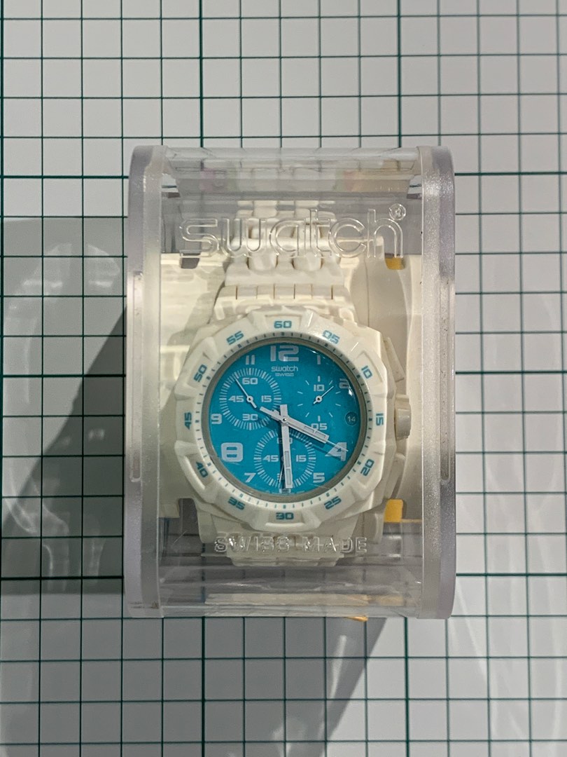SWATCH Chrono Plastic Ocean Purity SUIW403 Women s Fashion