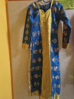 tailored saree long dress
