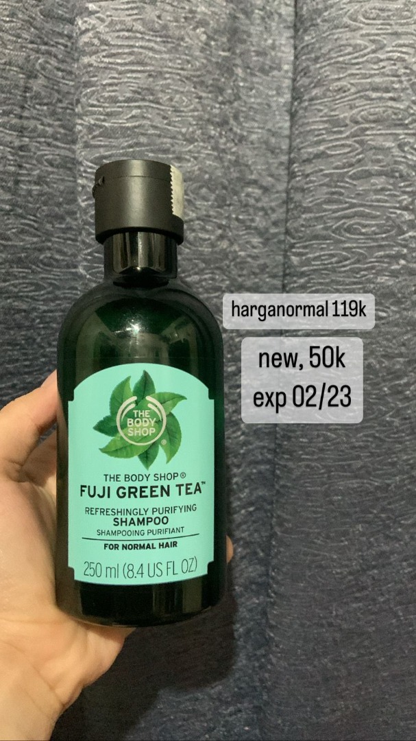 The Body Shop Fuji Green Tea Shampoo, Kesehatan & Kecantikan, Kulit