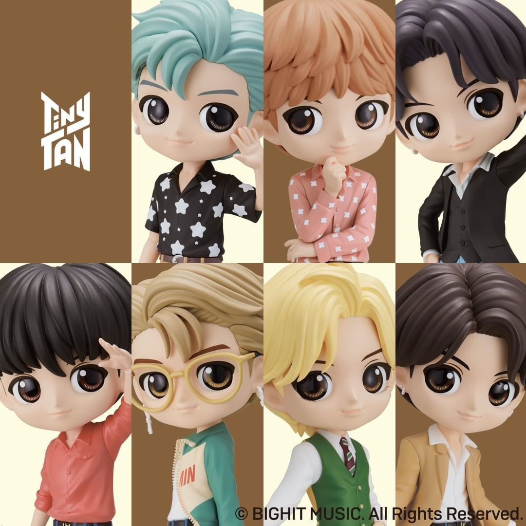 TinyTan DYNAMITE マルチシート7枚全7種 Amazon.co.jp: スピQるん TinyTAN Dynamite 7種セット : おもちゃ