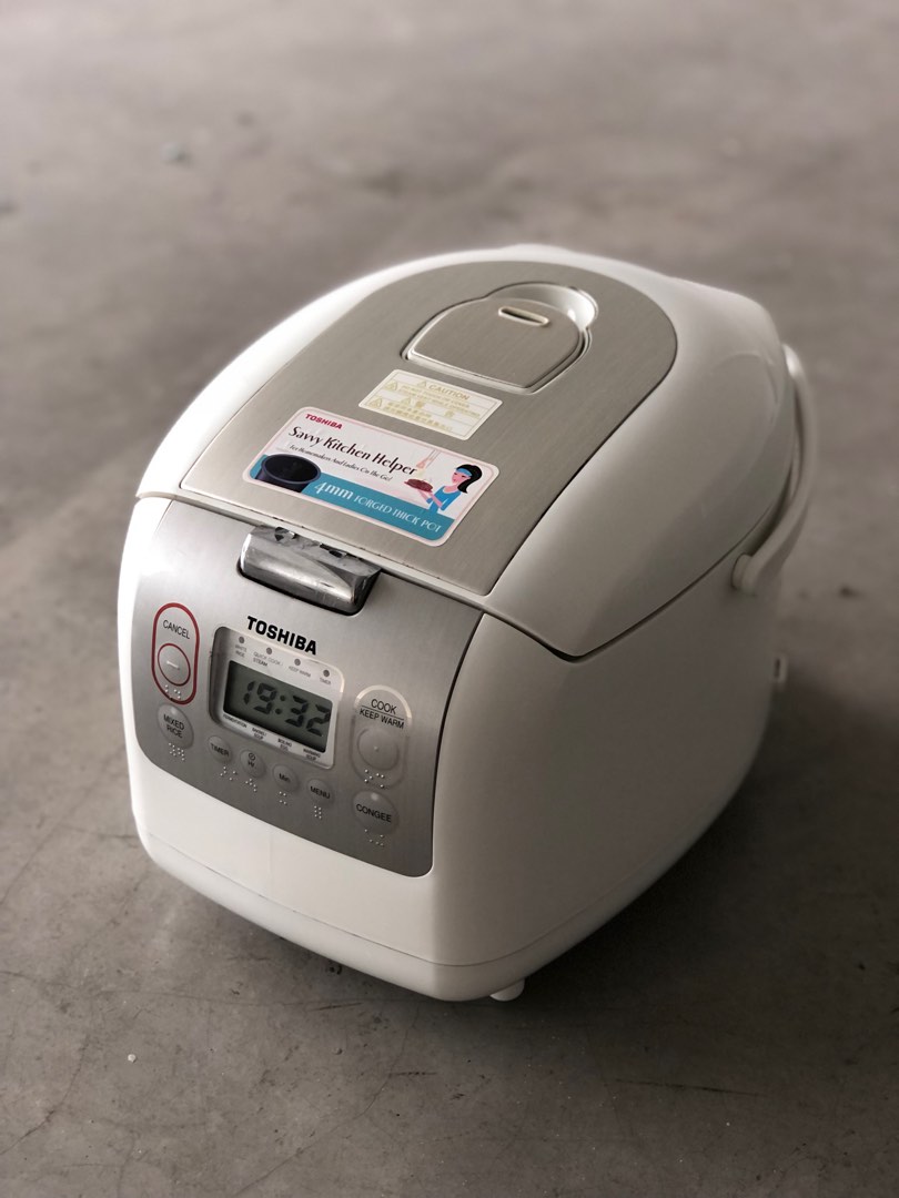 Toshiba Digital Rice Cooker with Nonstick Thick Pot, TV & Home