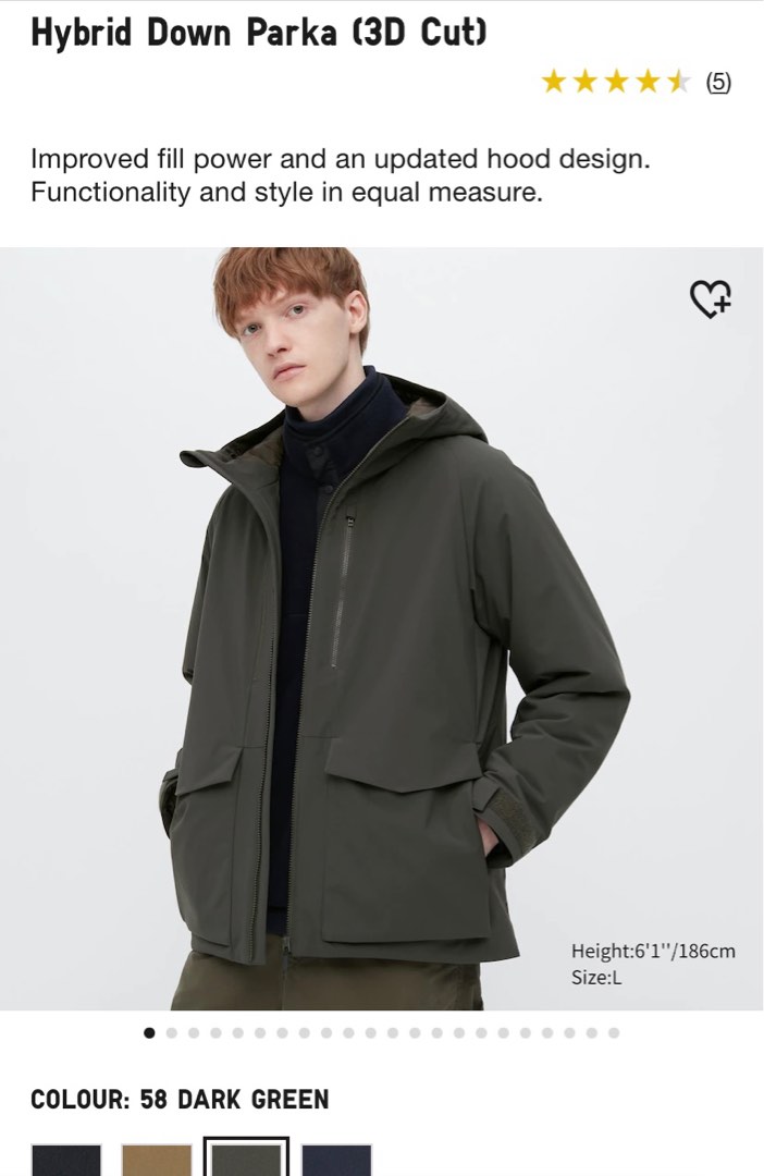 Hybrid down deals parka