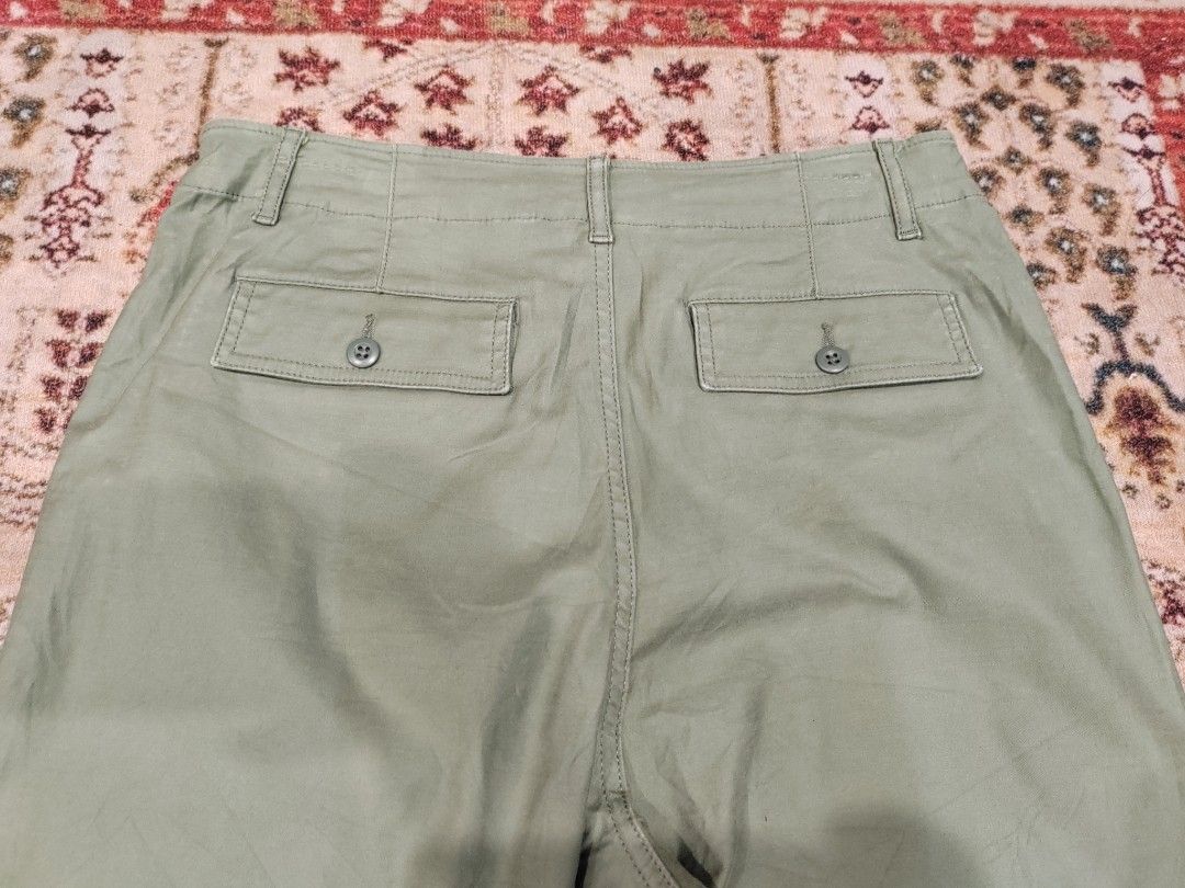 Unique army pants olive green, Men's Fashion, Bottoms, Trousers on