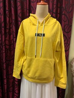 Unisex yellow hoodie