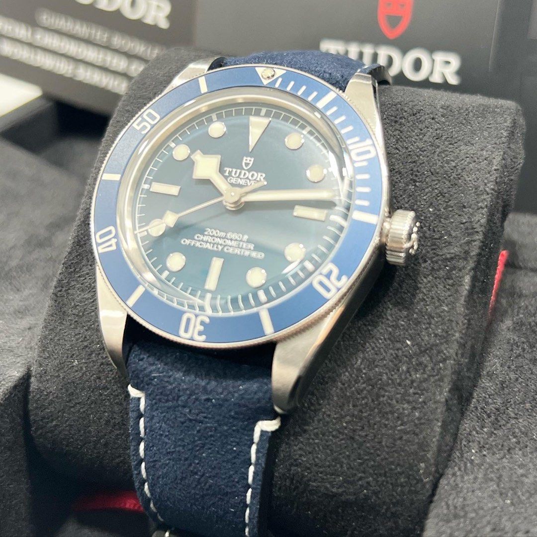 Tudor blue clearance soft touch strap