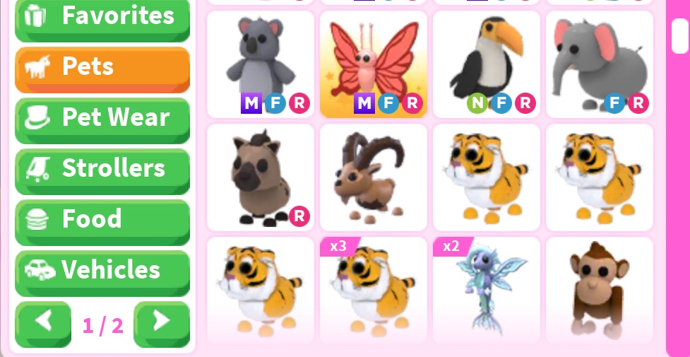 Updated pets next page legs, Video Gaming, Gaming Accessories, In-Game ...