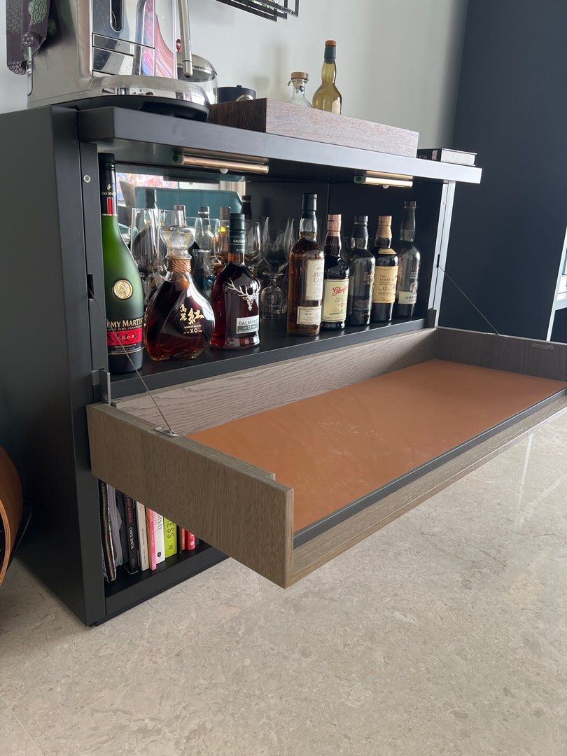 Used Poliform Bar Cabinet Sideboard Furniture Home Living 