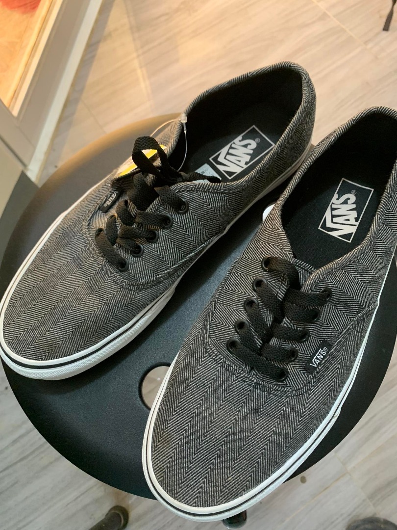 VANS SNEAKERS GRAY DENIM U.S. MEN SIZE 10
