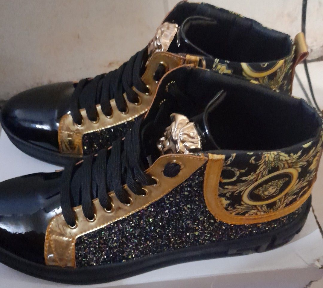 Versace shoes size 44, Men's Fashion, Footwear, Sneakers on Carousell