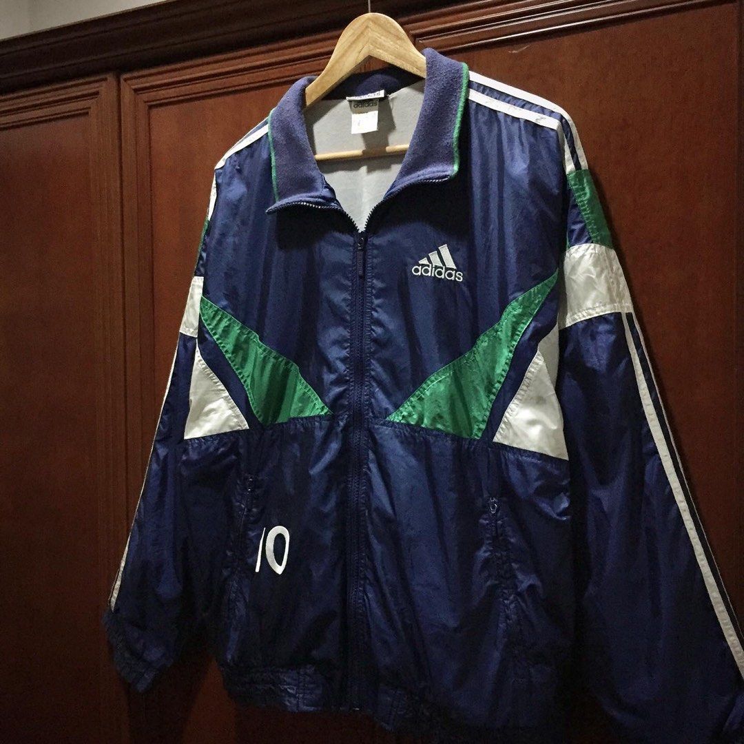 VINTAGE ADIDAS COLORBLOCK JACKET Men s Fashion Coats Jackets