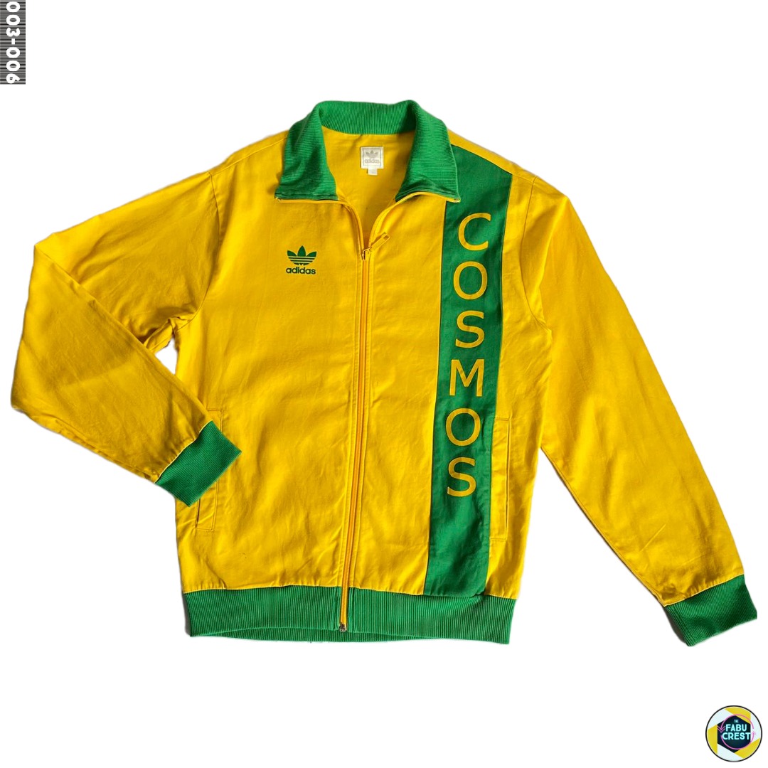 VINTAGE ADIDAS TRACK JACKET x NEW YORK COSMOS, Men's Fashion, Coats