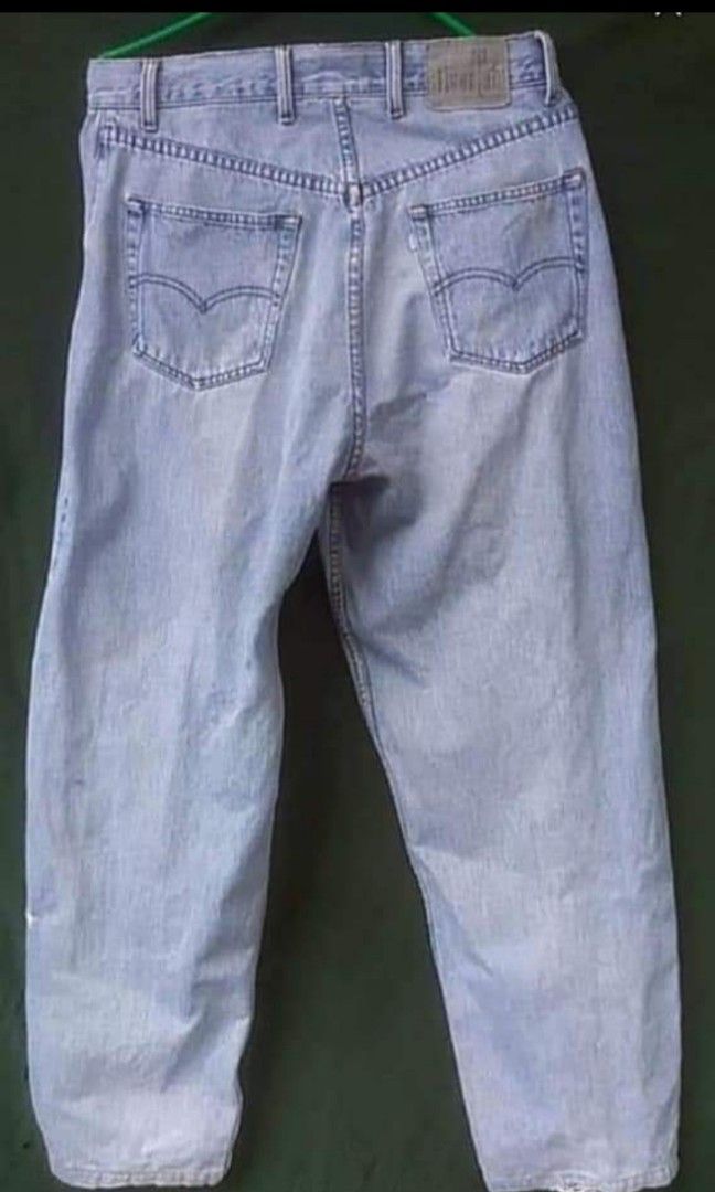 VINTAGE LEVIS BAGGY SILVER TAB 90S SKATER STREETWEAR JEANS MADE IN