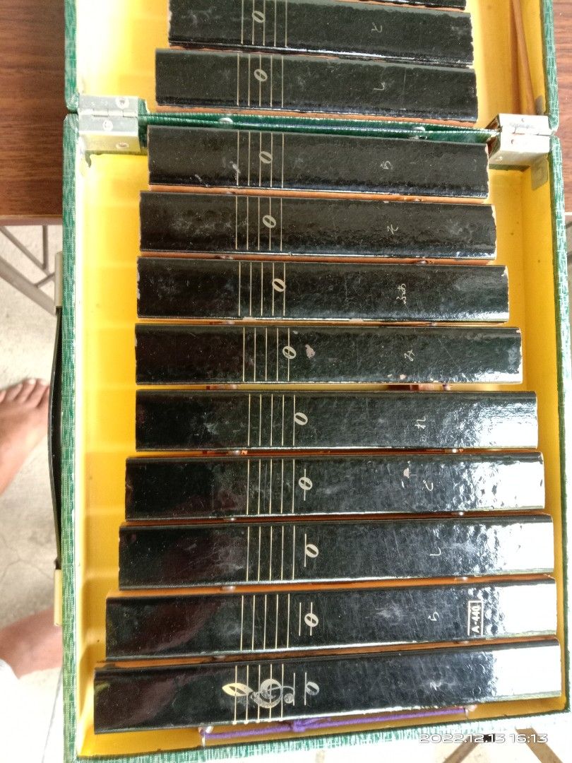 Vintage meyama compact xylophone,Japan made with original case box