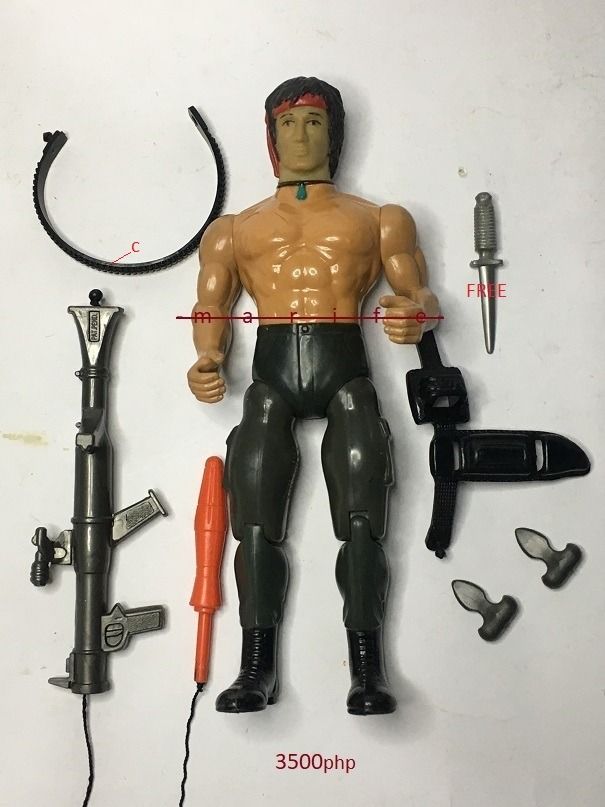 Vintage RAMBO action figure VT, Hobbies & Toys, Toys & Games on Carousell