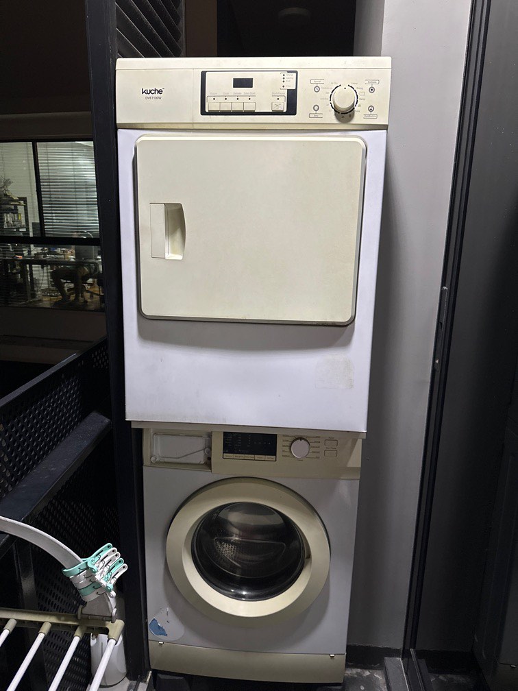 Washing machine and dryers sell as a set, TV & Home Appliances, Washing