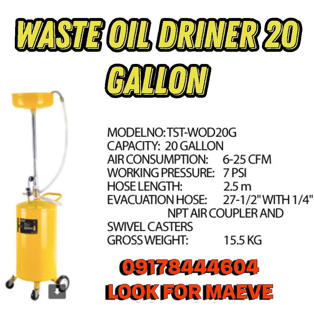 Waste Oil Drainer 20 Gallon 1671074095 46202c5b Progressive