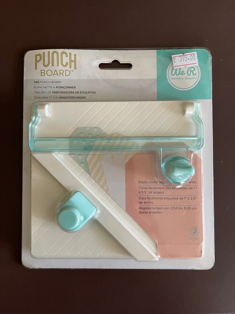 We R Memory Keepers Punch Board, Hobbies & Toys, Stationary & Craft