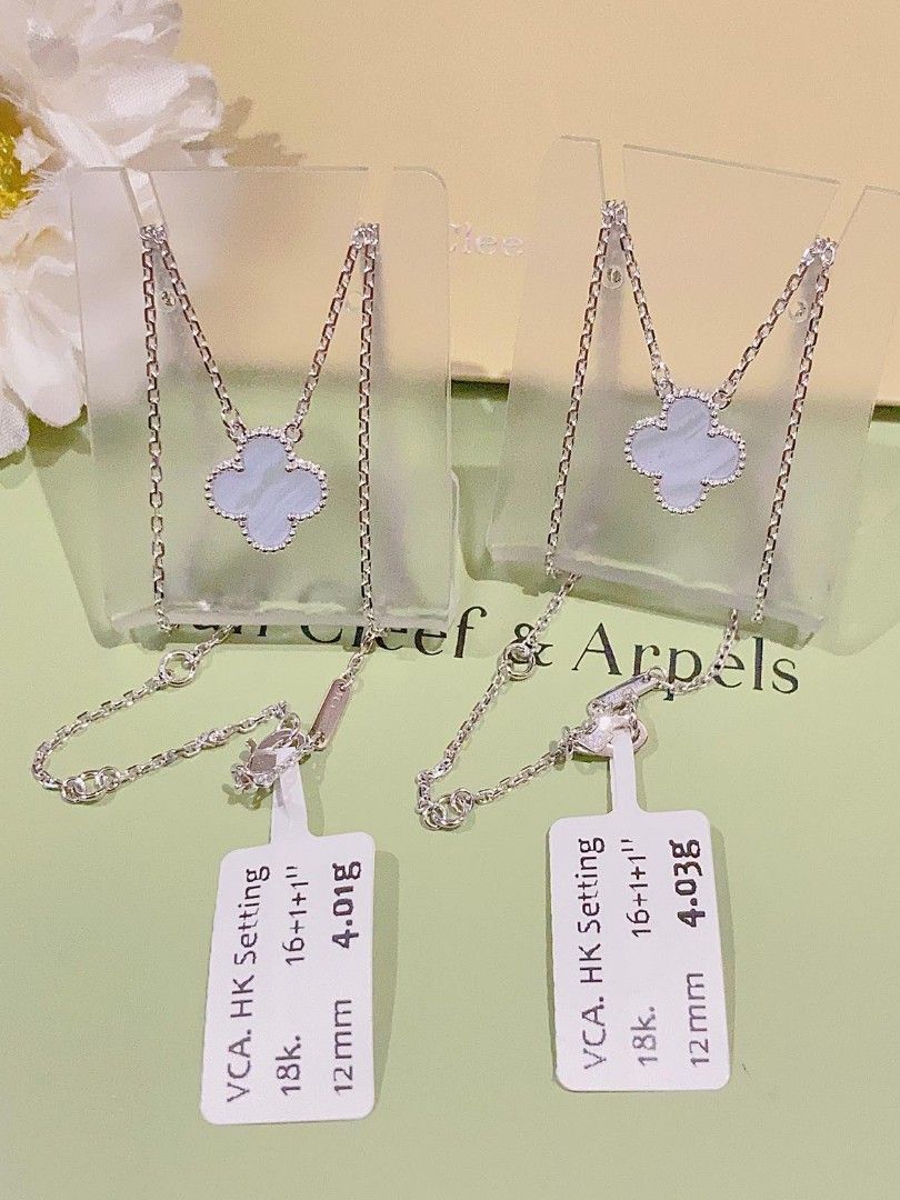 Vca outlet chalcedony necklace