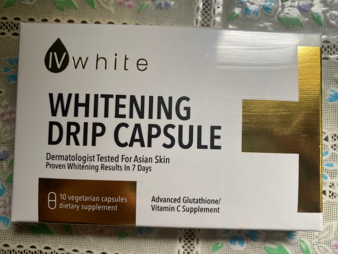 Whitening Drip Capsule by Iv White, Health & Nutrition, Health