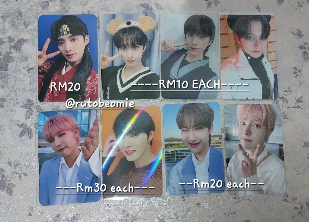WTS ONEUS XION SEOHO ONEWE DONGMYEONG YONGHOON PHOTOCARD STILL HERE ...