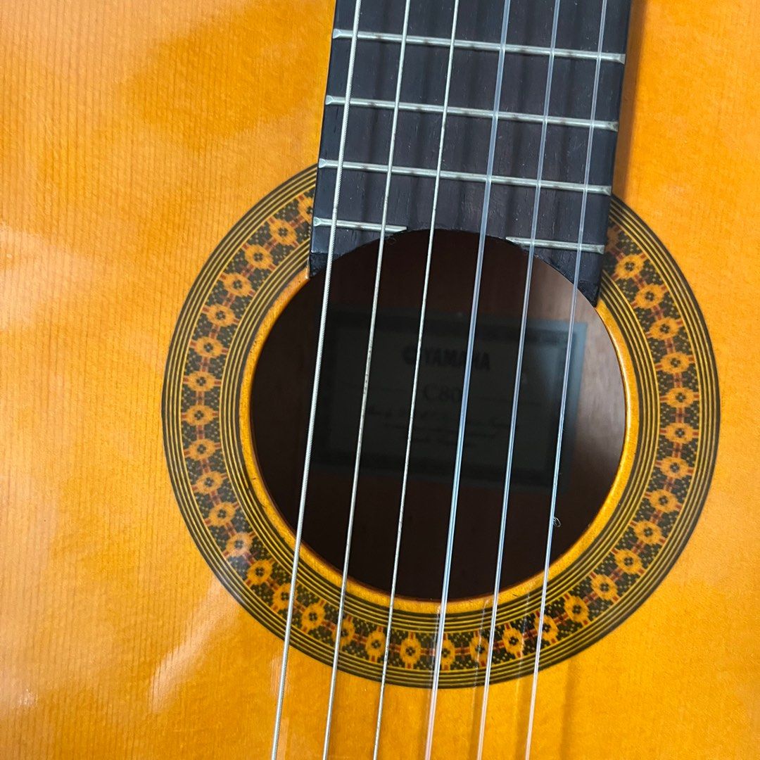 Yamaha C80 Classical Guitar, Hobbies & Toys, Music & Media, Musical ...