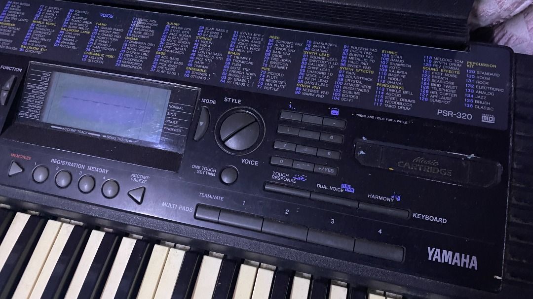 yamaha psr320 touch response 61key portable piano keyboard, Hobbies