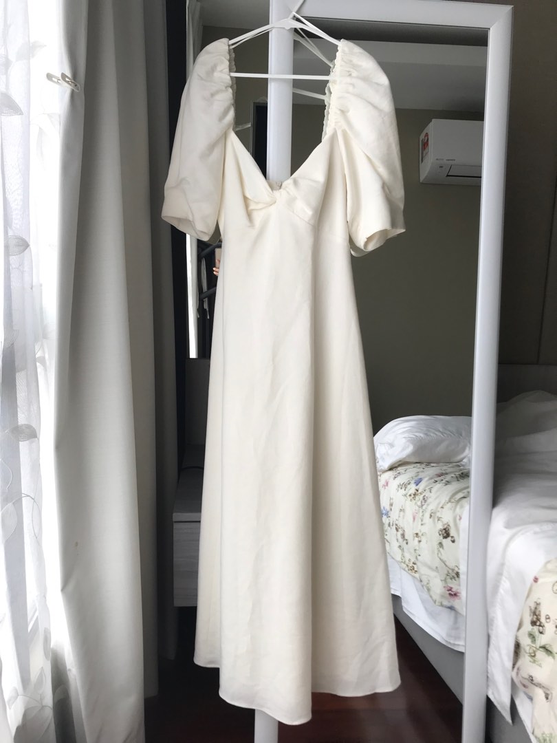 Zara Puff Sleeve Dress, Women's Fashion, Dresses & Sets, Dresses on