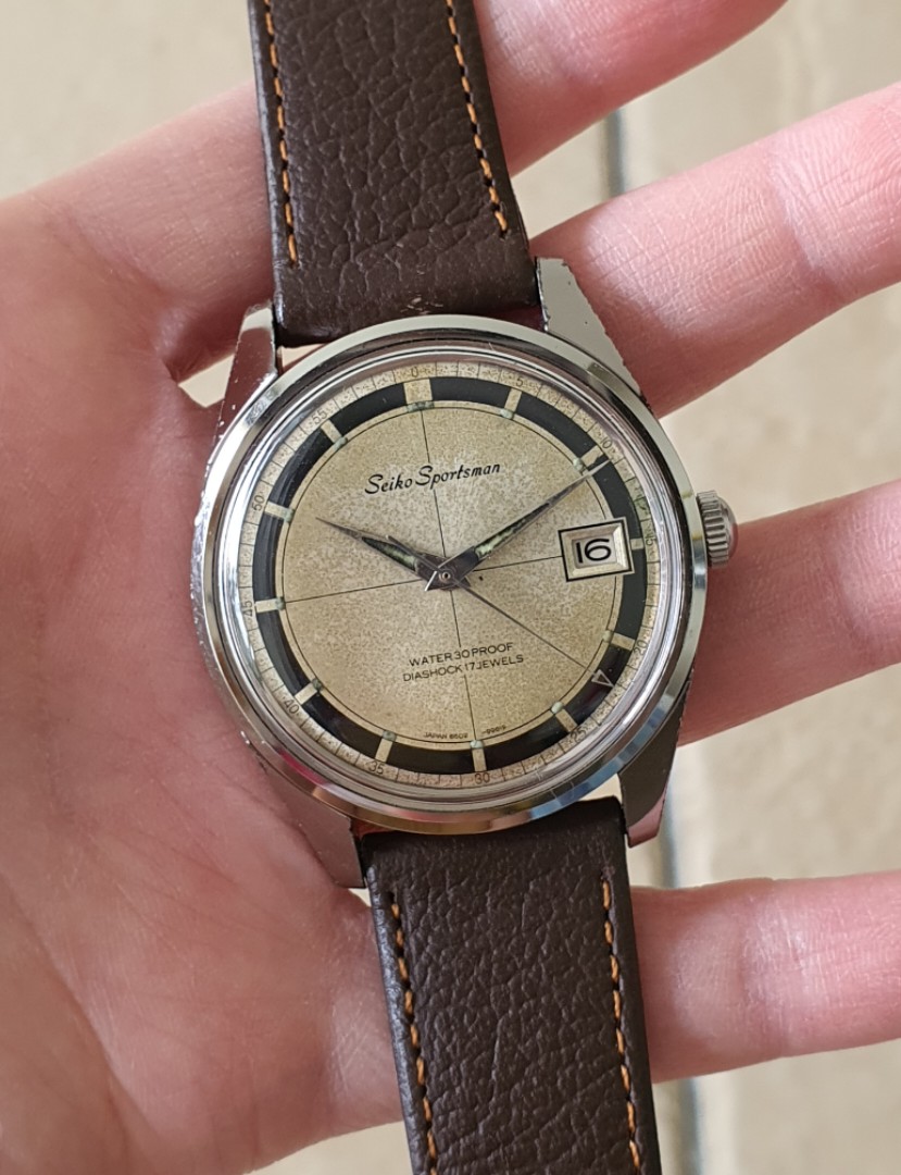 1960s Seiko Sportsman 6602 9981 vintage watch rare bullseye dial, Men's  Fashion, Watches & Accessories, Watches on Carousell