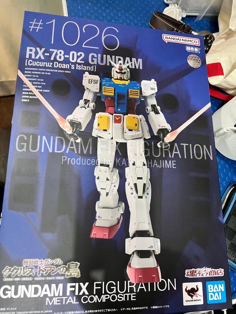 99.99% new 超合金GFFMC RX-78-2 庫克羅斯德安之島, 興趣及遊戲, 玩具 