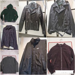 現貨 原裝正版 中古 絕版 法國 戶外行山 Millet 二合一 抓毛褸加防風防水風褸/ASOS 啡色Harley款皮褸leather jacket/ it Double Park fingercroxx 綠色/LEE 灰色 Fleece 抓毛外套/啡色 K-2 燈芯絨 短褸/黑色 哈利款短褸/紅黑色間條 恤衫 shirt64243047995522110