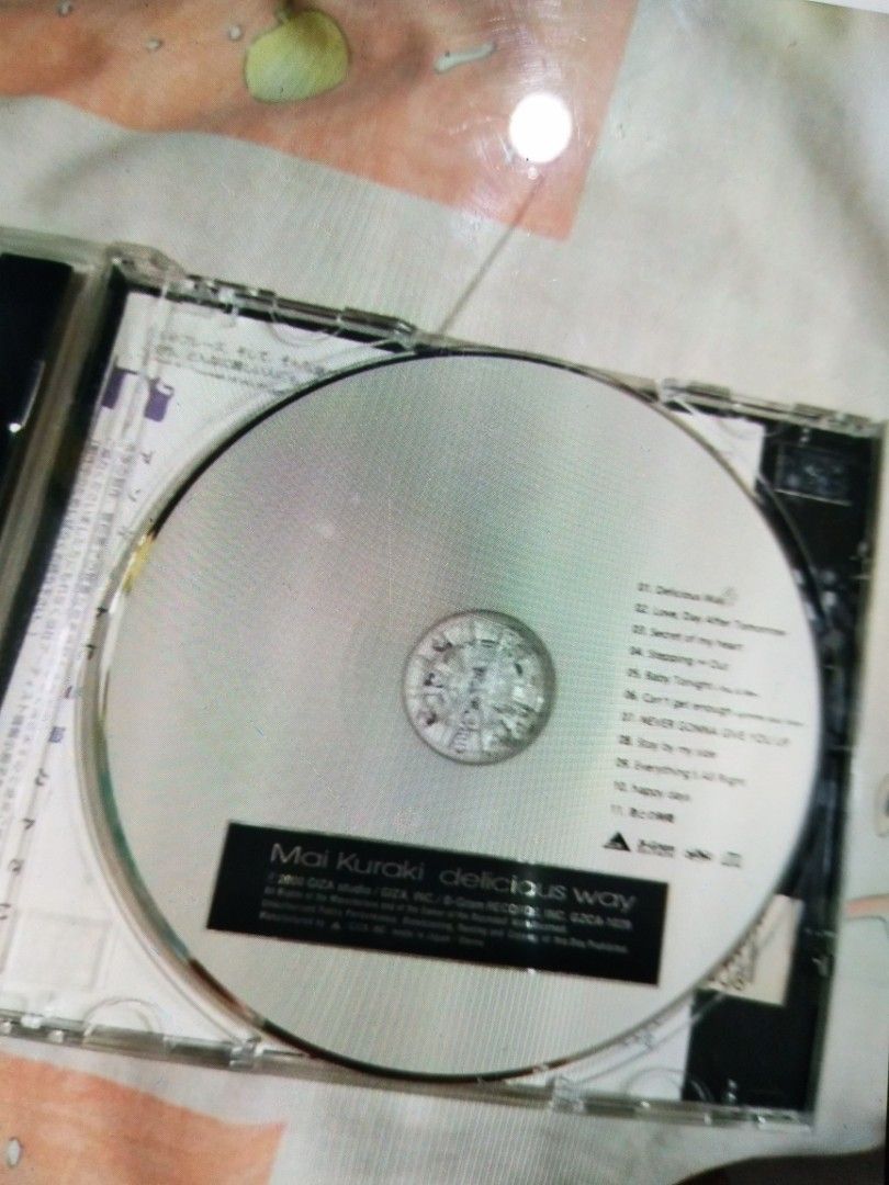 日版倉木麻衣.delicious way CD 帶側紙++, 興趣及遊戲, 音樂、樂器