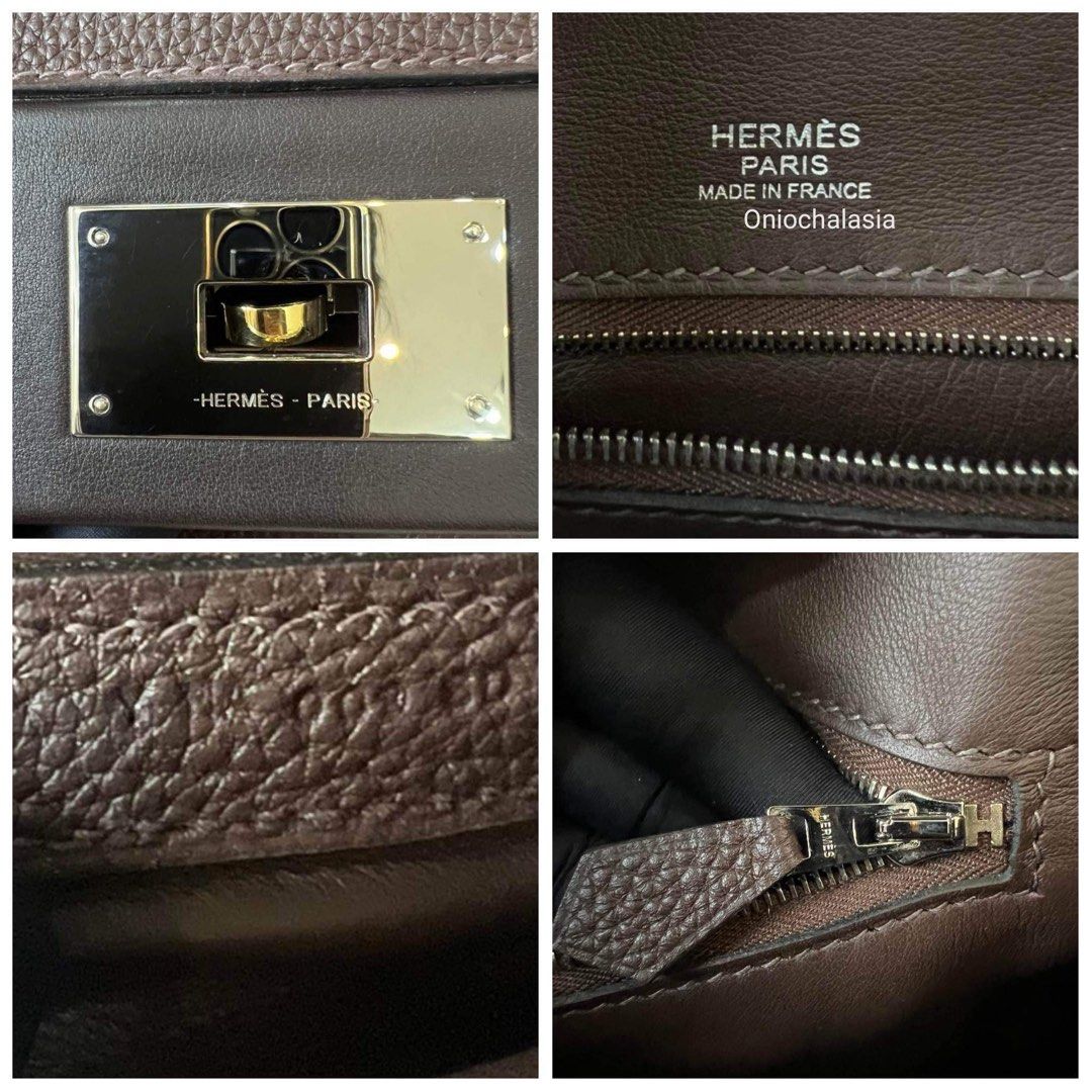 Hermes 24/24-29 Vert Olive/Vert Bronze Togo/Swift Gold Hardware #D -  Vendome Monte Carlo