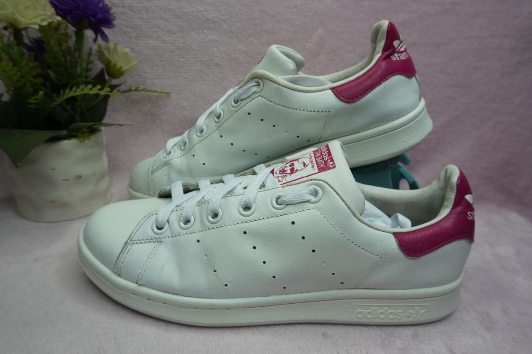 Adidas Stan Smith Vintage OG White Red Size 39 Insole 24 cm, Fesyen