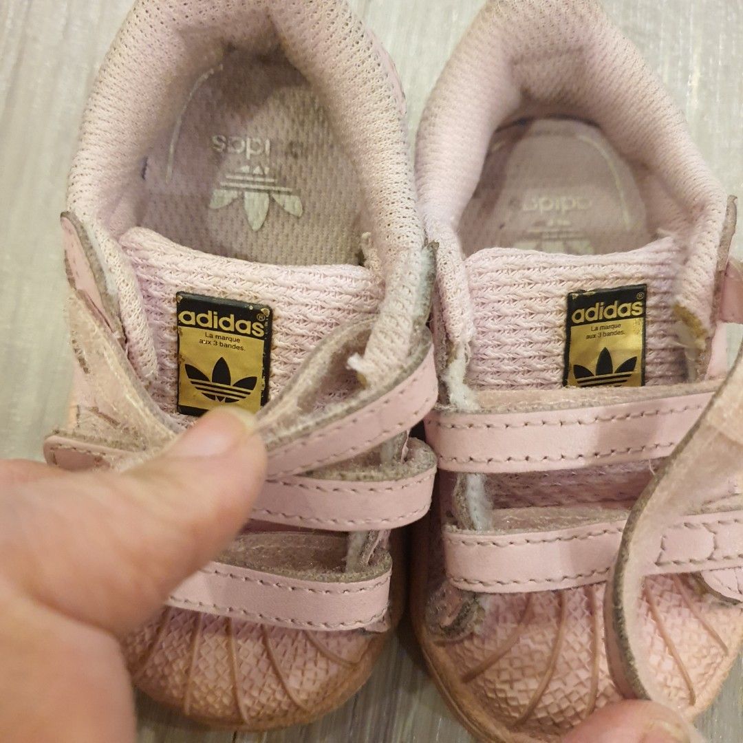 Adidas Superstar Baby Pink Sneakers Babies Kids Babies Kids Fashion on Carousell