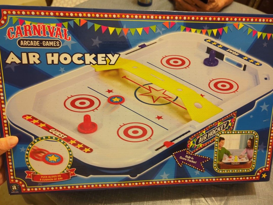 Air hockey toy, Hobbies & Toys, Toys & Games on Carousell