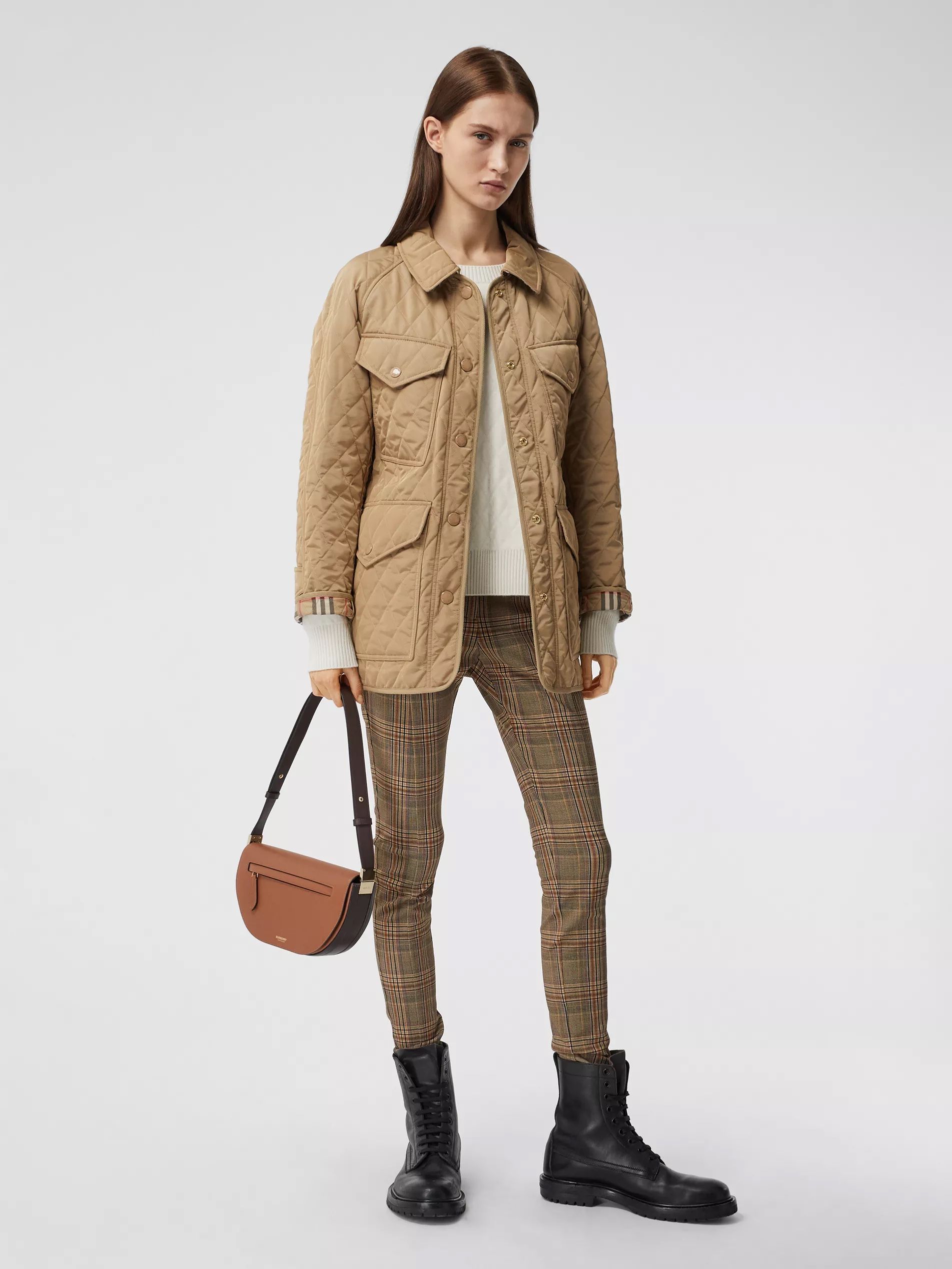 Quilted discount field jacket